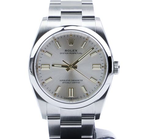 rolex oyster perpetual 36 silber|rolex oyster perpetual price range.